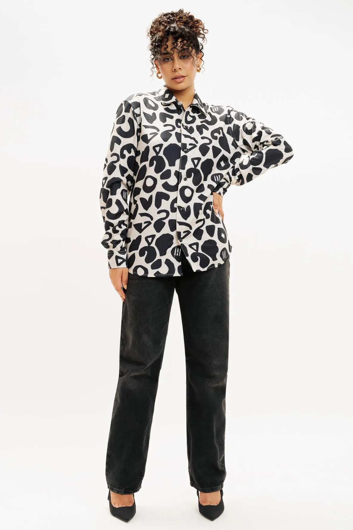 Playful Imprints Full Sleeves Women's Shirt