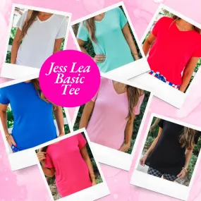 PREORDER- Jess Lea Basic Tee (Ships Early March)