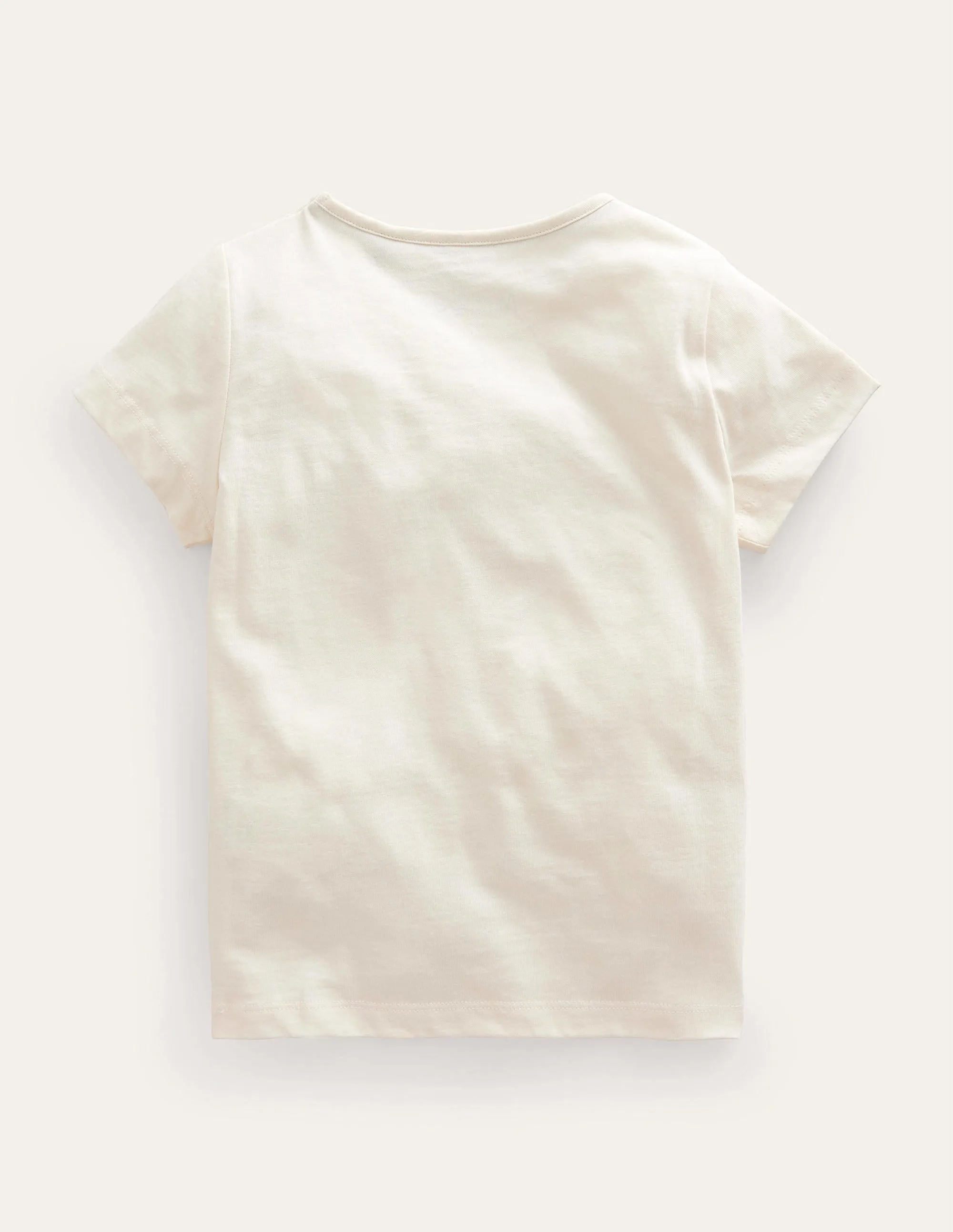 Printed Graphic T-Shirt-White Solar Power