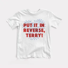 Put It In Reverse Terry Toddler Tee