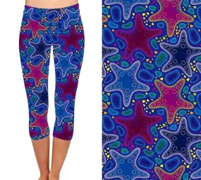 "Starfish" Capri Leggings nhu