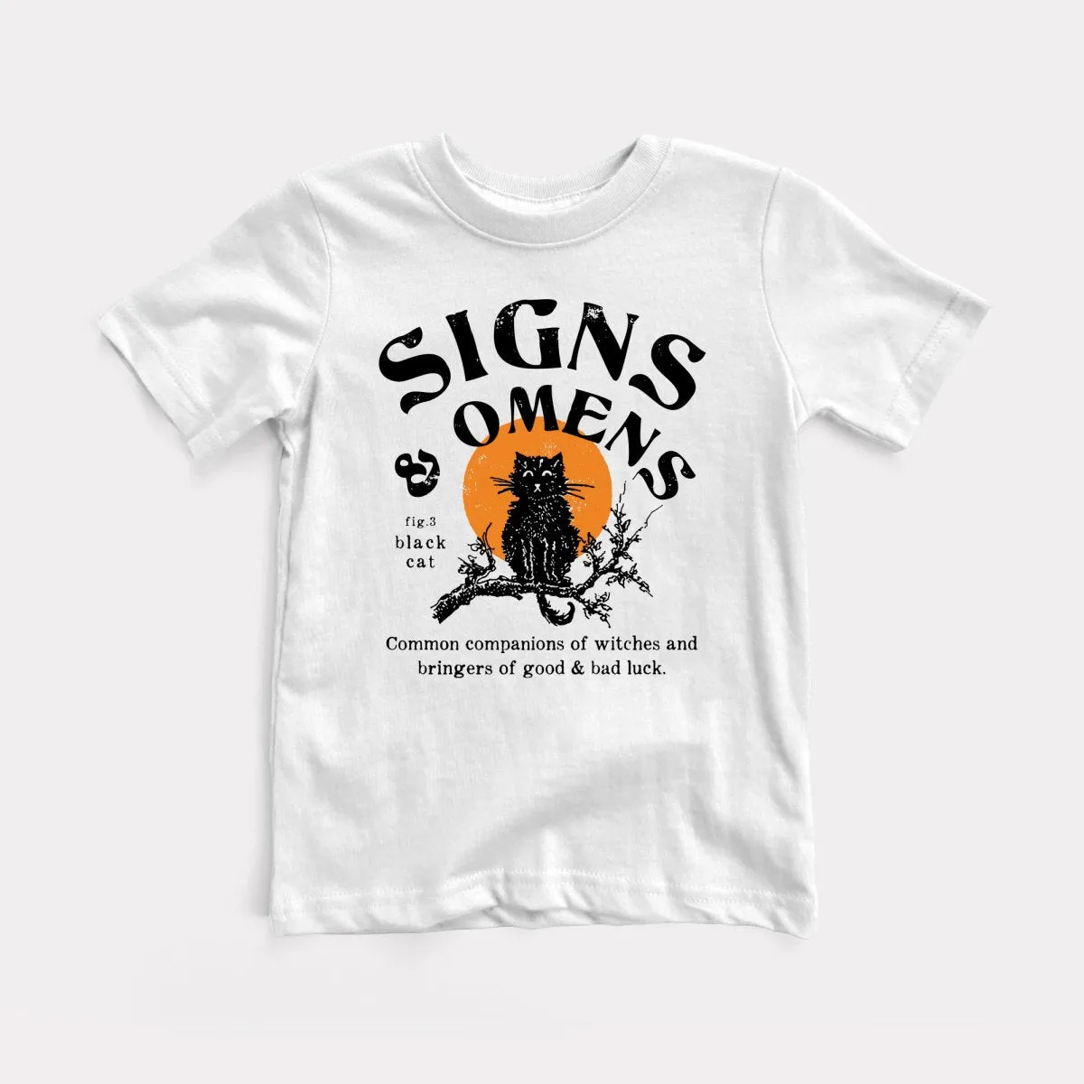 Signs And Omens Black Cat Youth Tee