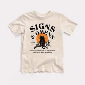 Signs And Omens Black Cat Youth Tee