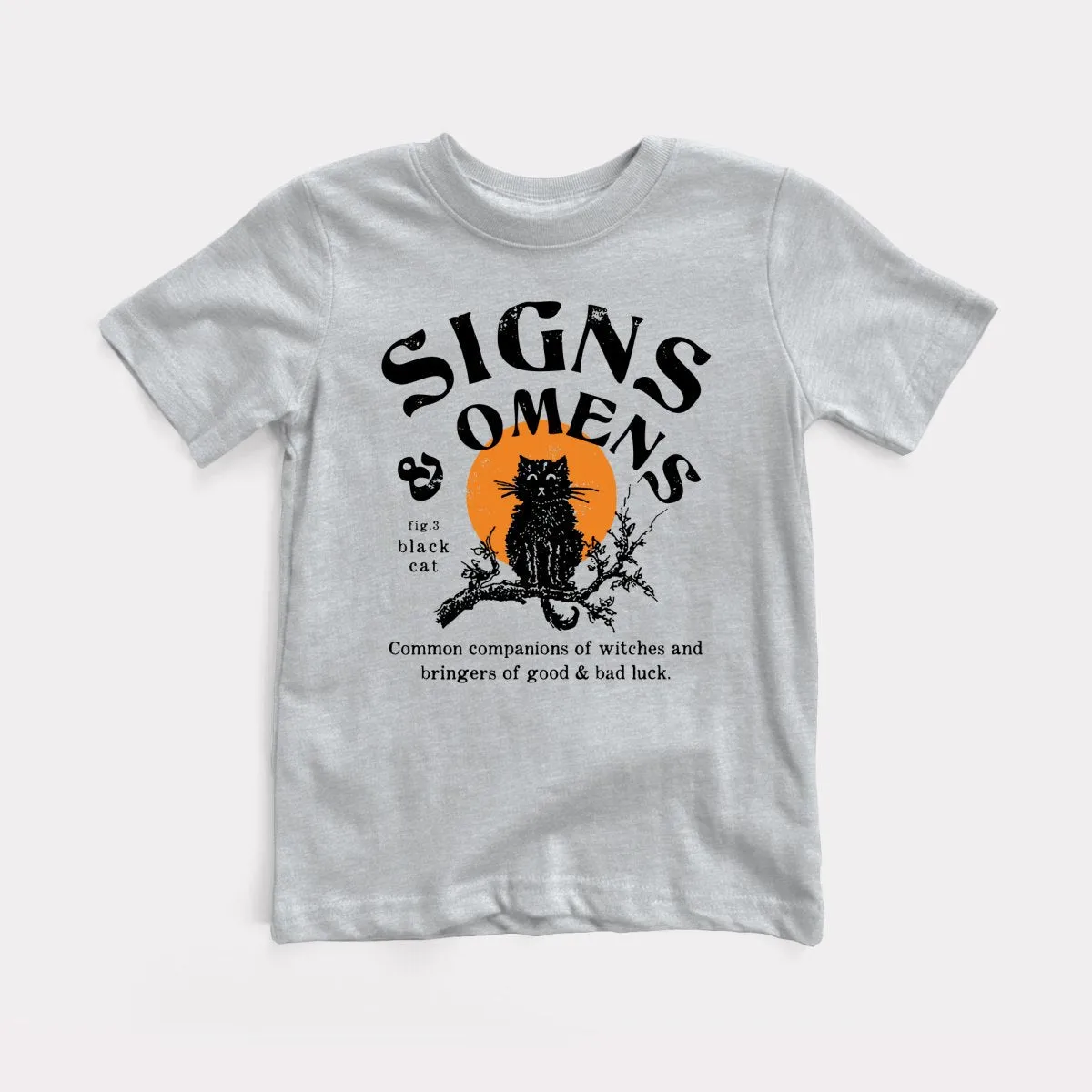 Signs And Omens Black Cat Youth Tee