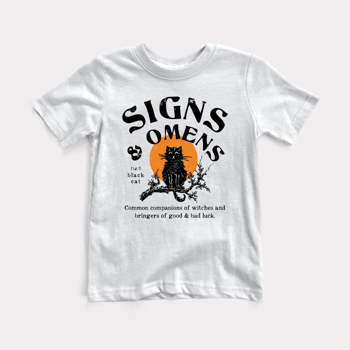 Signs And Omens Black Cat Youth Tee