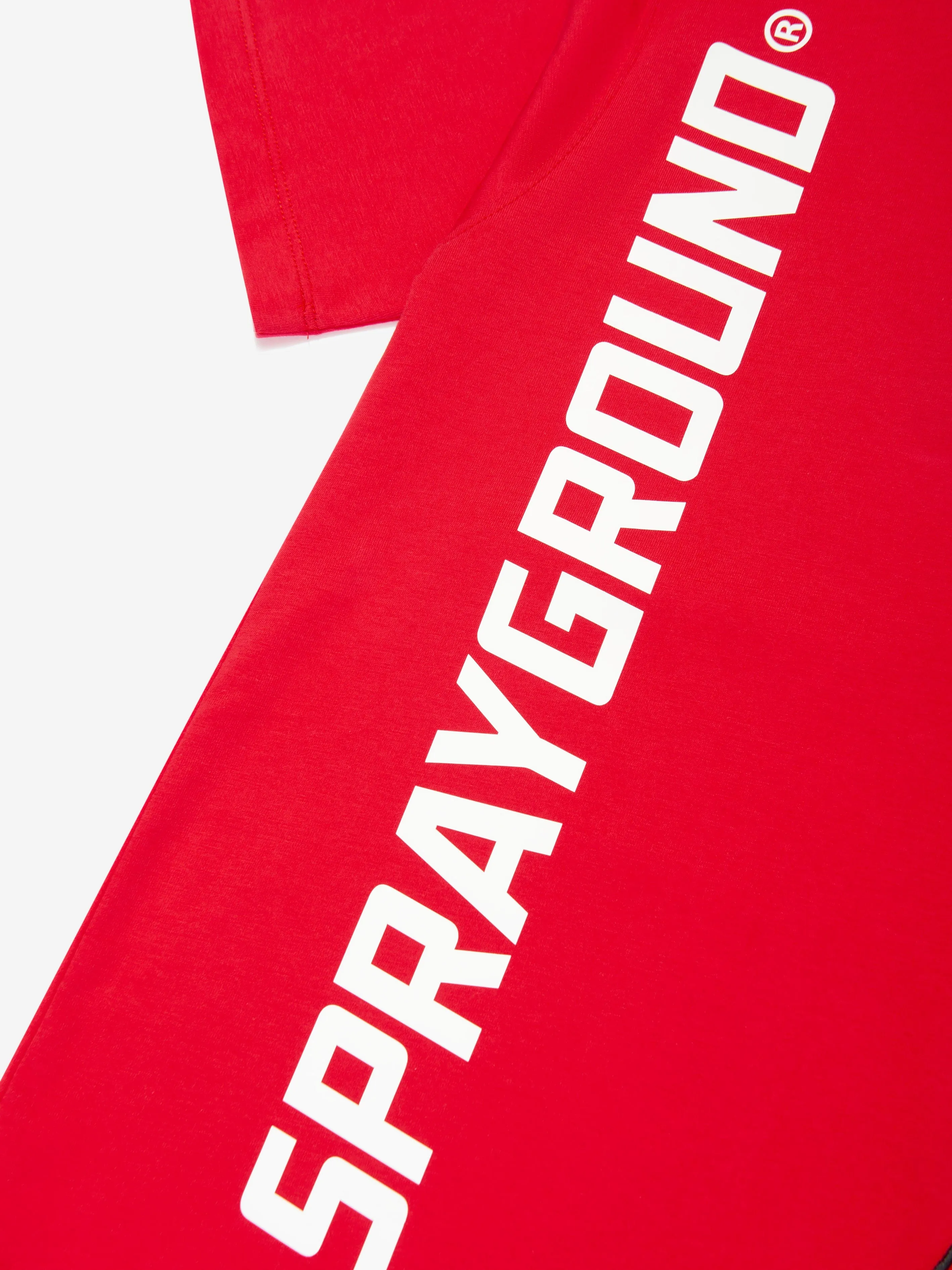 Sprayground Boys Basic Logo T-Shirt in Red