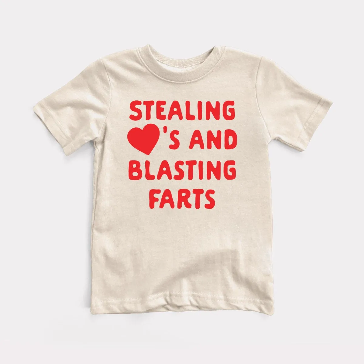 Stealing Hearts Blasting Farts Youth Tee