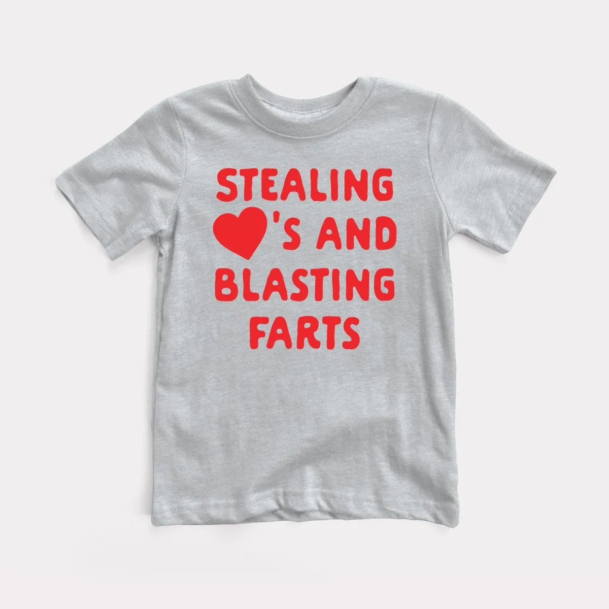 Stealing Hearts Blasting Farts Youth Tee