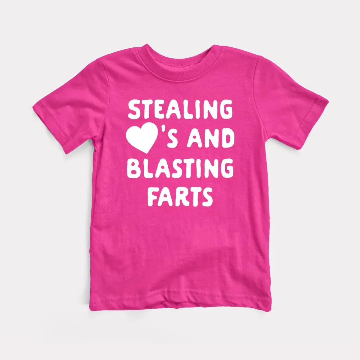 Stealing Hearts Blasting Farts Youth Tee