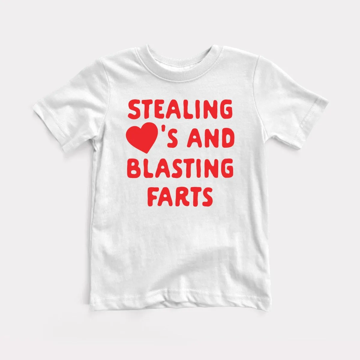 Stealing Hearts Blasting Farts Youth Tee