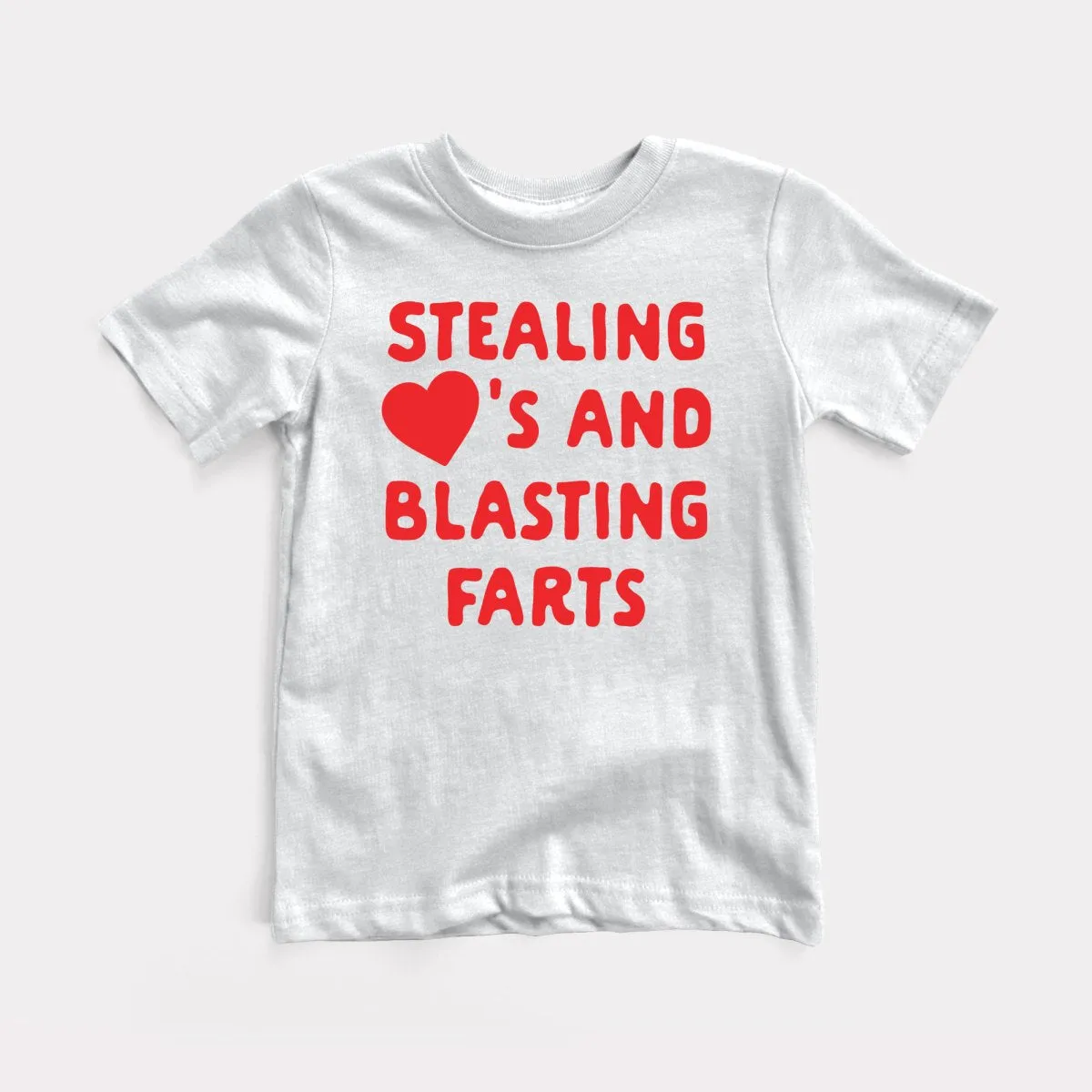 Stealing Hearts Blasting Farts Youth Tee