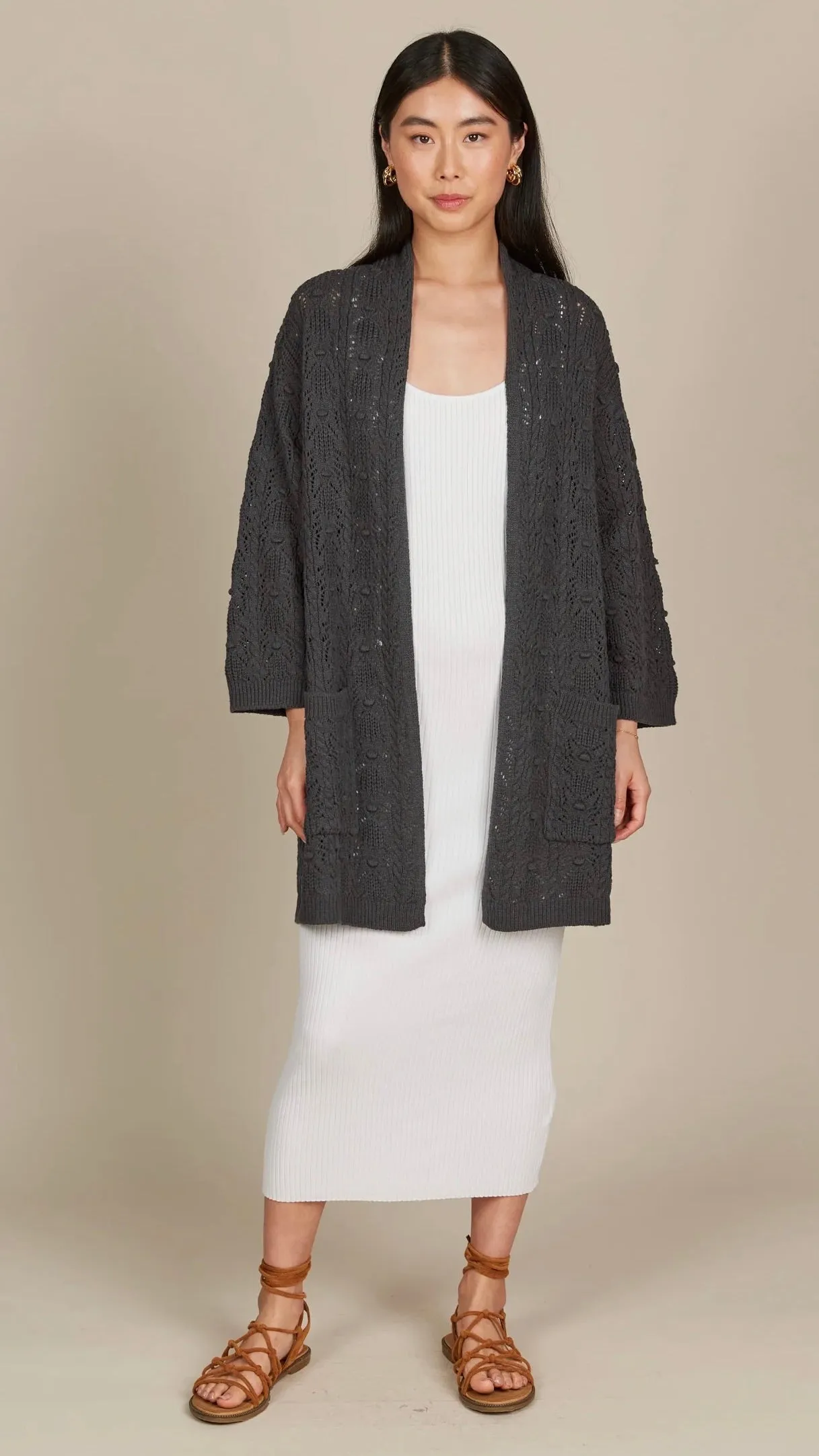 Sylvie Cardigan Graphite