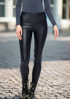 VEGAN SOFT LEATHER LEGGING