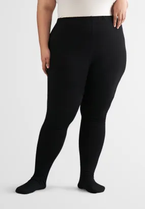 Wannie OUTSTANDINGLY SOFT Sock Leggings - Black