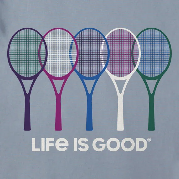 Women's Life Is Good Tennis Spectrum Crusher Tee